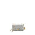 CHANEL 23C PEARL CRUSH MINI RECTANGULAR FLAP BAG LAMBSKIN LIGHT GREY GHW (MICROCHIP)