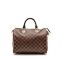 LOUIS VUITTON SPEEDY 30 DAMIER EBENE CANVAS GHW