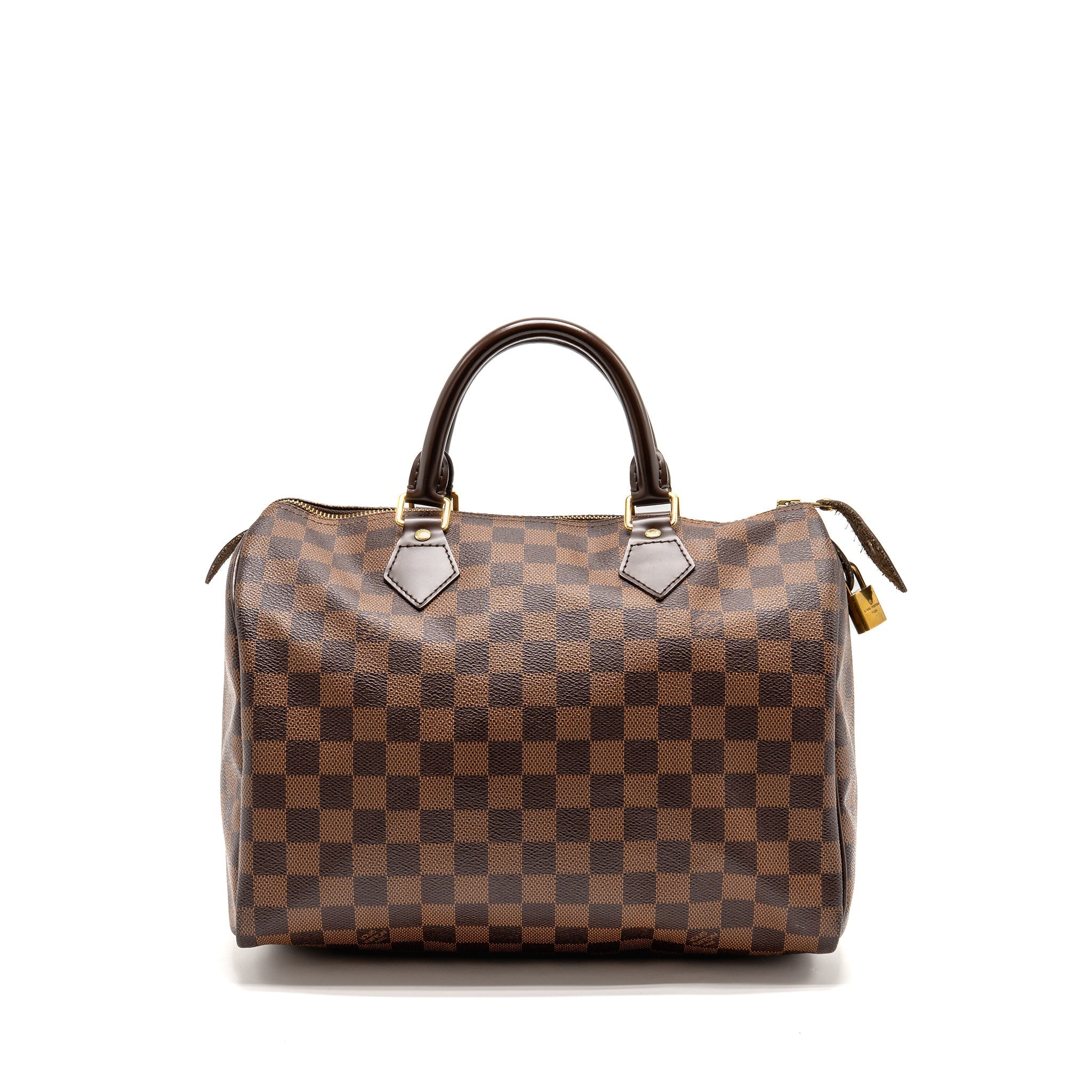 LOUIS VUITTON SPEEDY 30 DAMIER EBENE CANVAS GHW