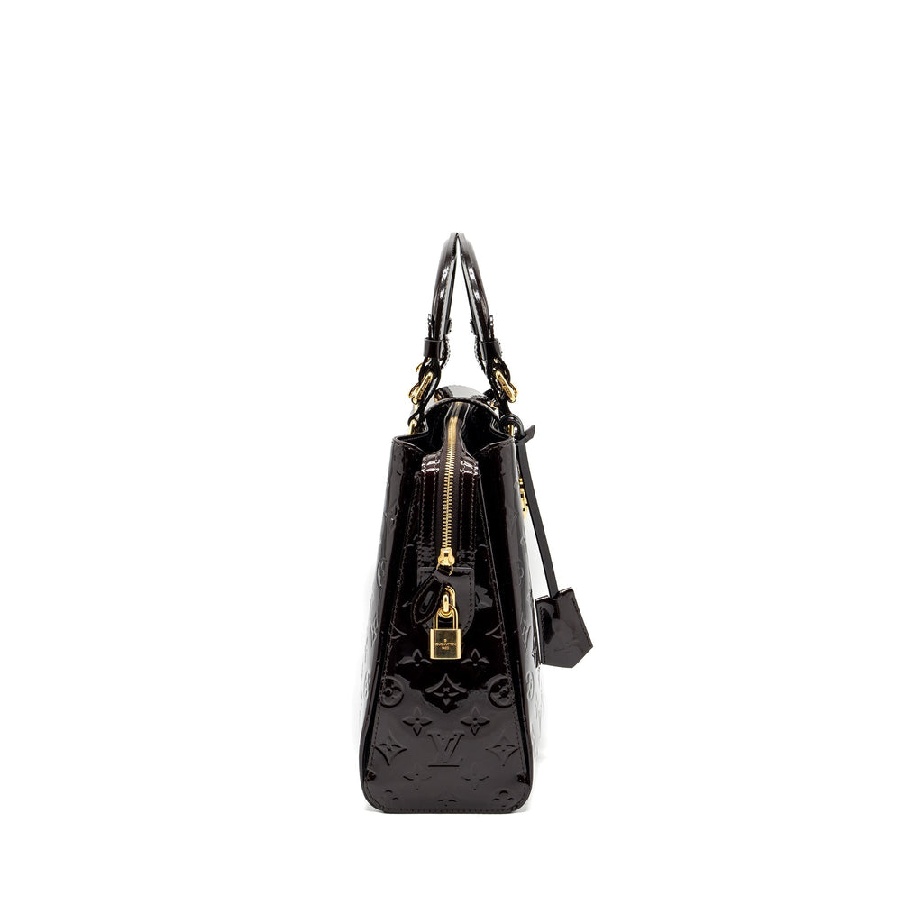 LOUIS VUITTON LARGE ZIP TOTE BAG PATENT LEATHER AMATANTE GHW