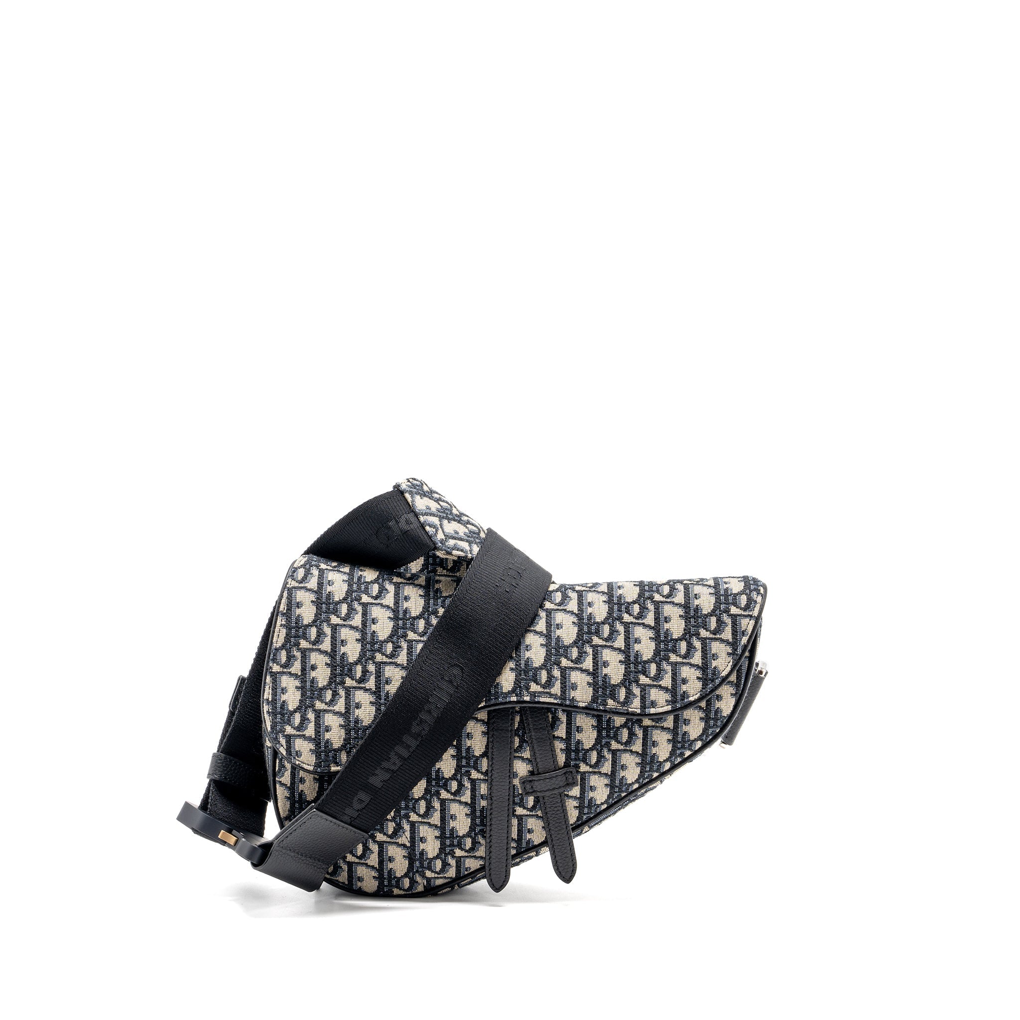 DIOR HOMME SADDLE BAG DIOR OBLIQUE JACQUARD MULTICOLOUR HARDWARE