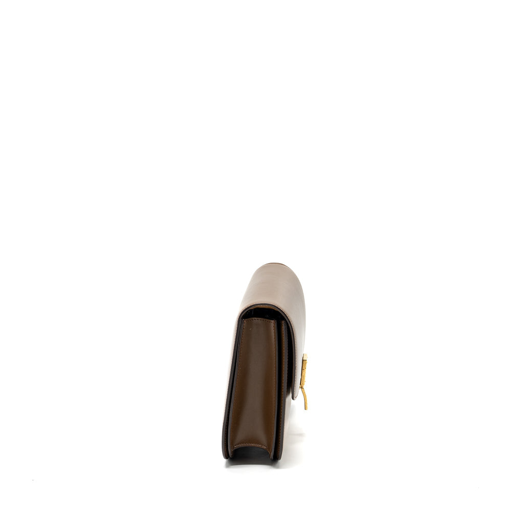 CELINE CLASSIC MEDIUM BOX CALFSKIN TAN GHW