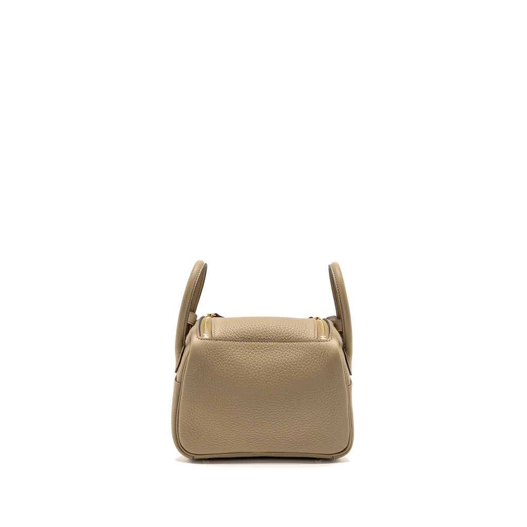 HERMES MINI LINDY II CLEMENCE 8Q BEIGE MARFA GHW