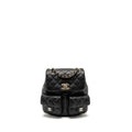CHANEL TRIPLE PACK DUMA BACKPACK CAVIAR BLACK LGHW (MICROCHIP)