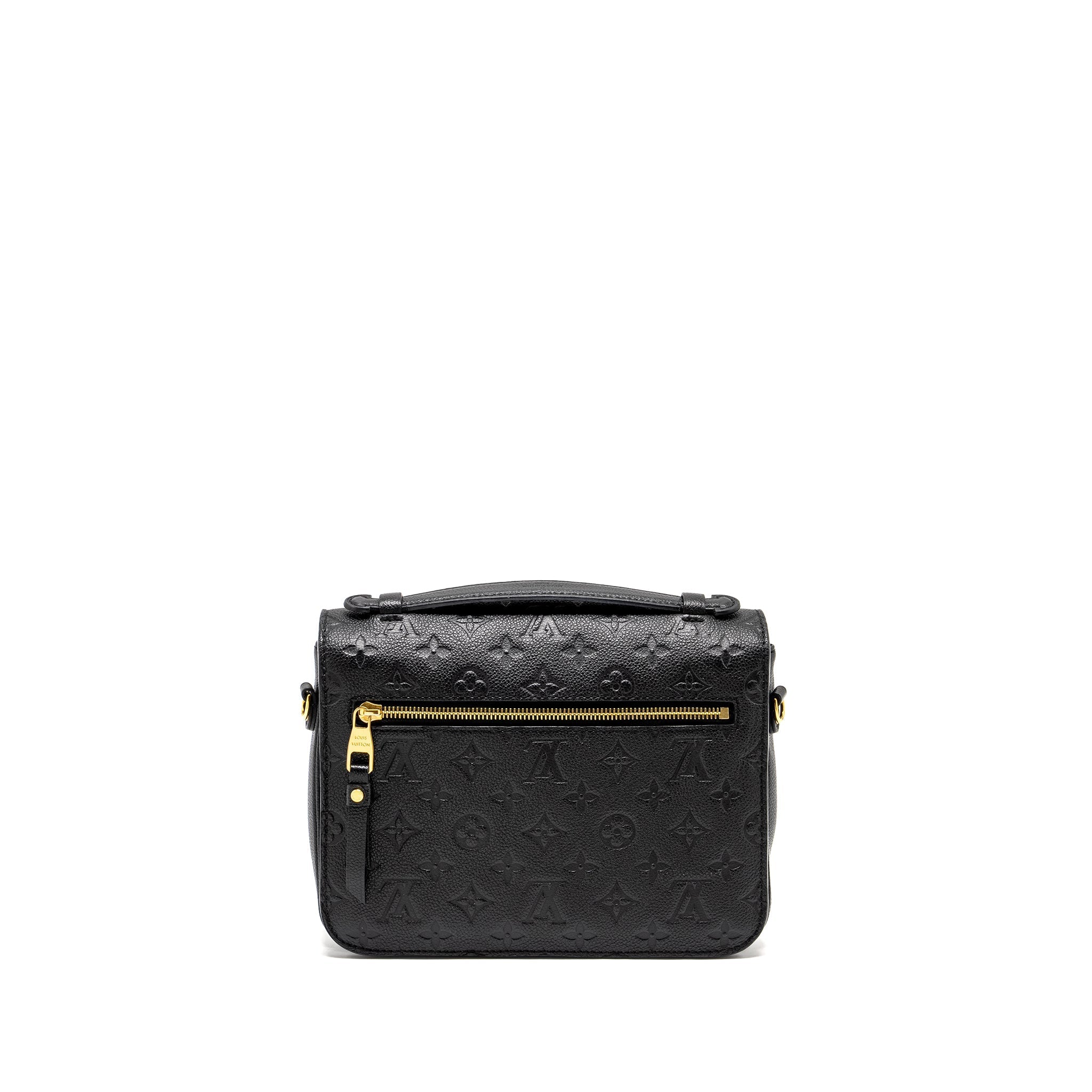 LOUIS VUITTON POCHETTE METIS MONOGRAM EMPREINTE BLACK GHW