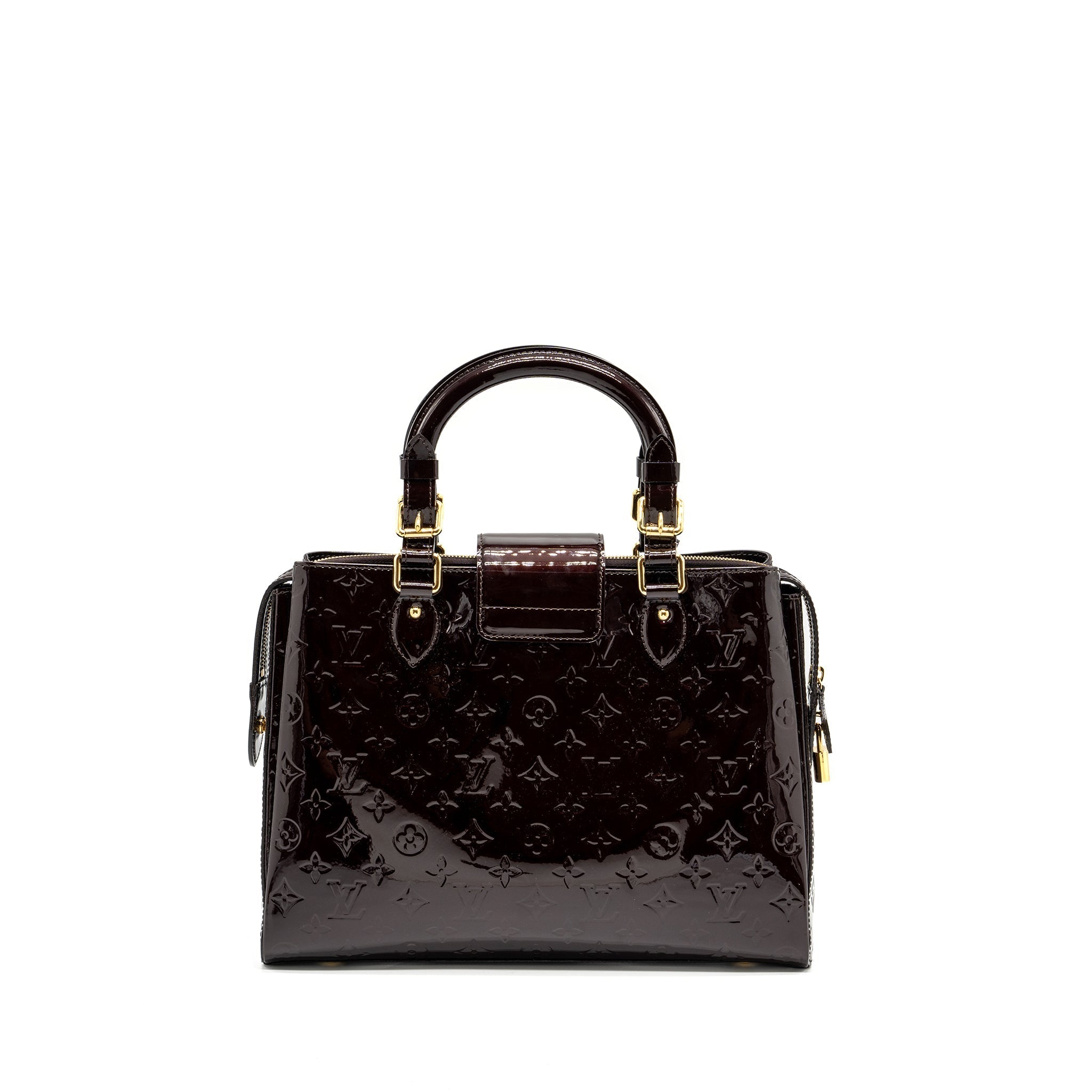 LOUIS VUITTON LARGE ZIP TOTE BAG PATENT LEATHER AMATANTE GHW