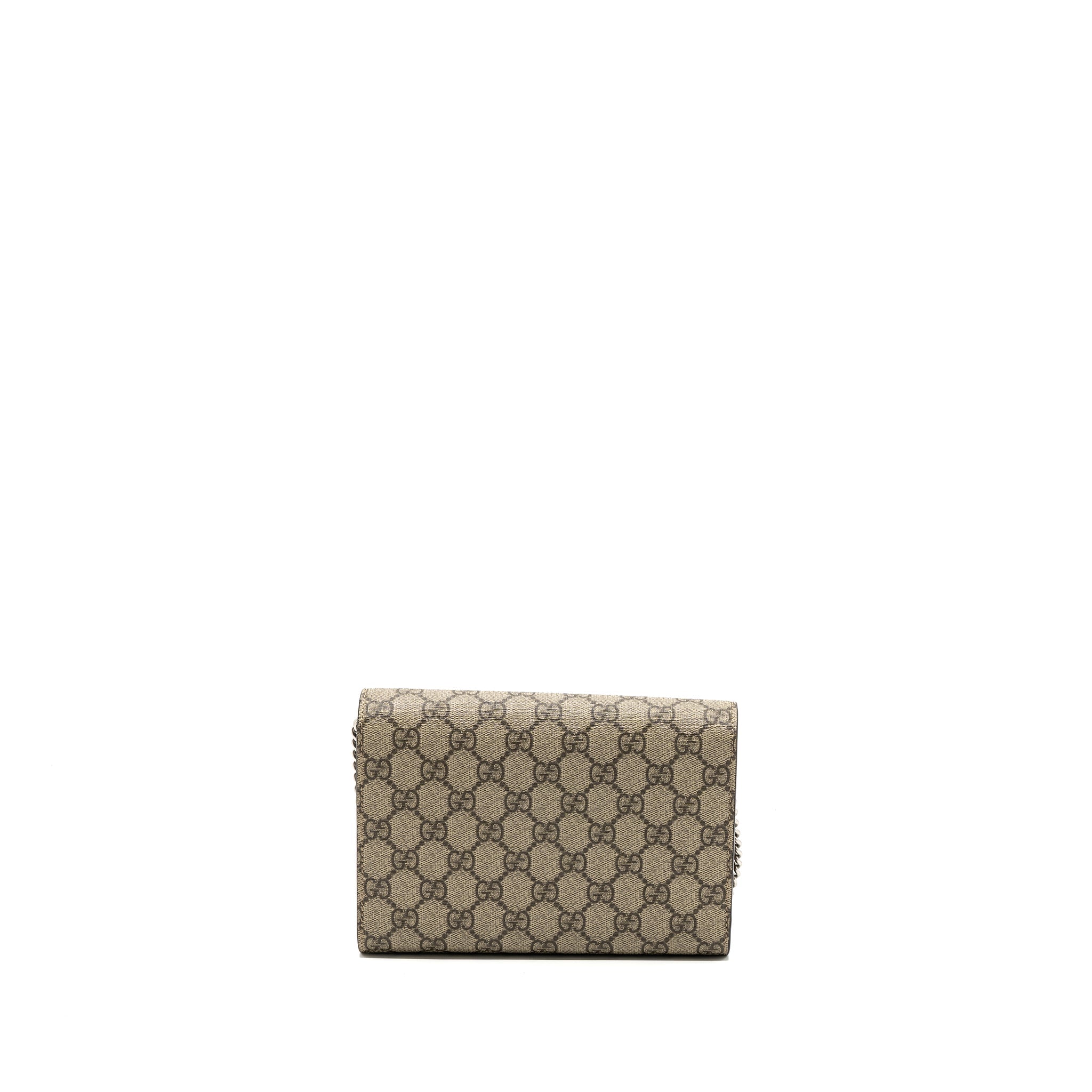 GUCCI DIONYSUS MINI CHAIN BAG GG SUPREME CANVAS BROWN / MULTICOLOUR SHW