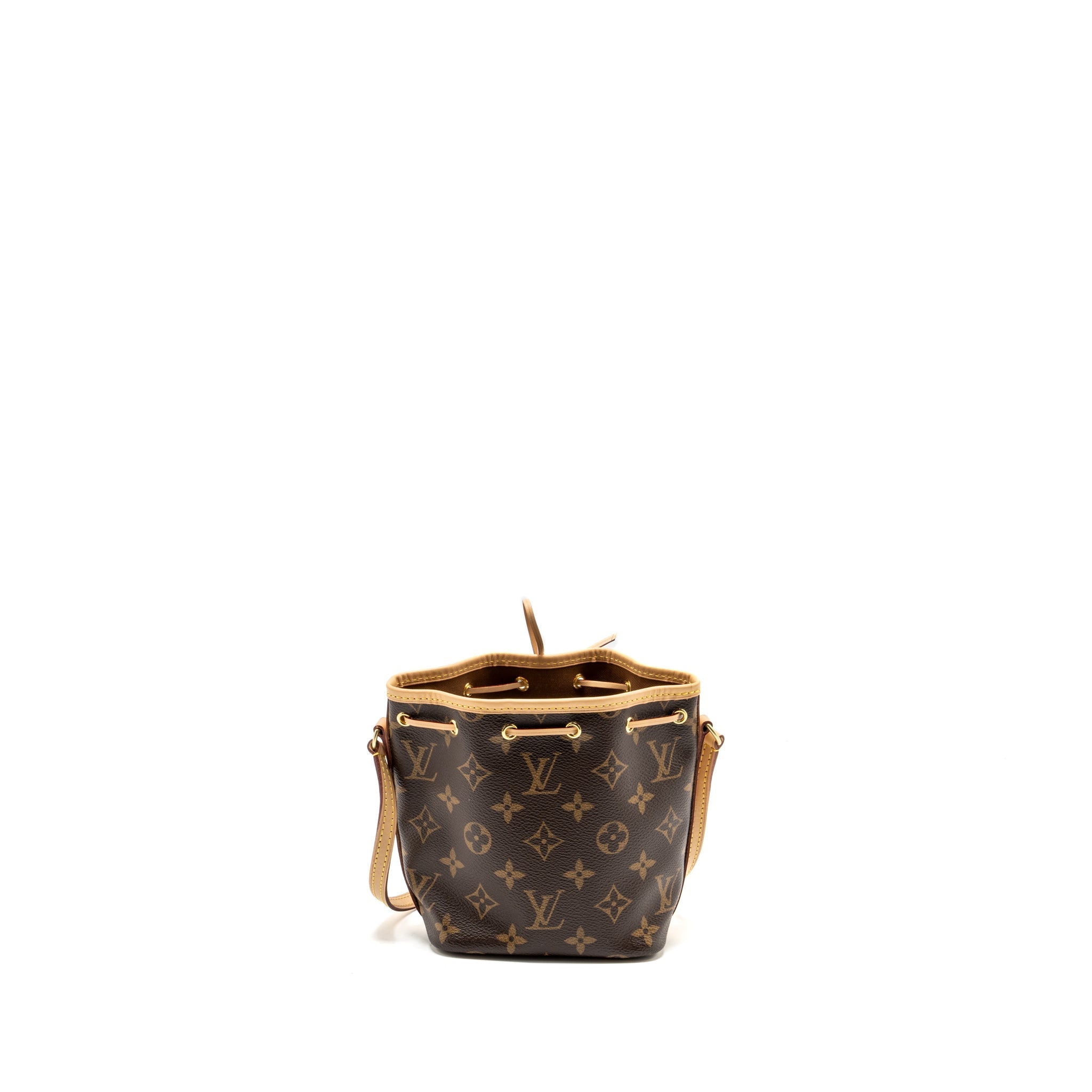 LOUIS VUITTON NANO NOE MONOGRAM CANVAS GHW