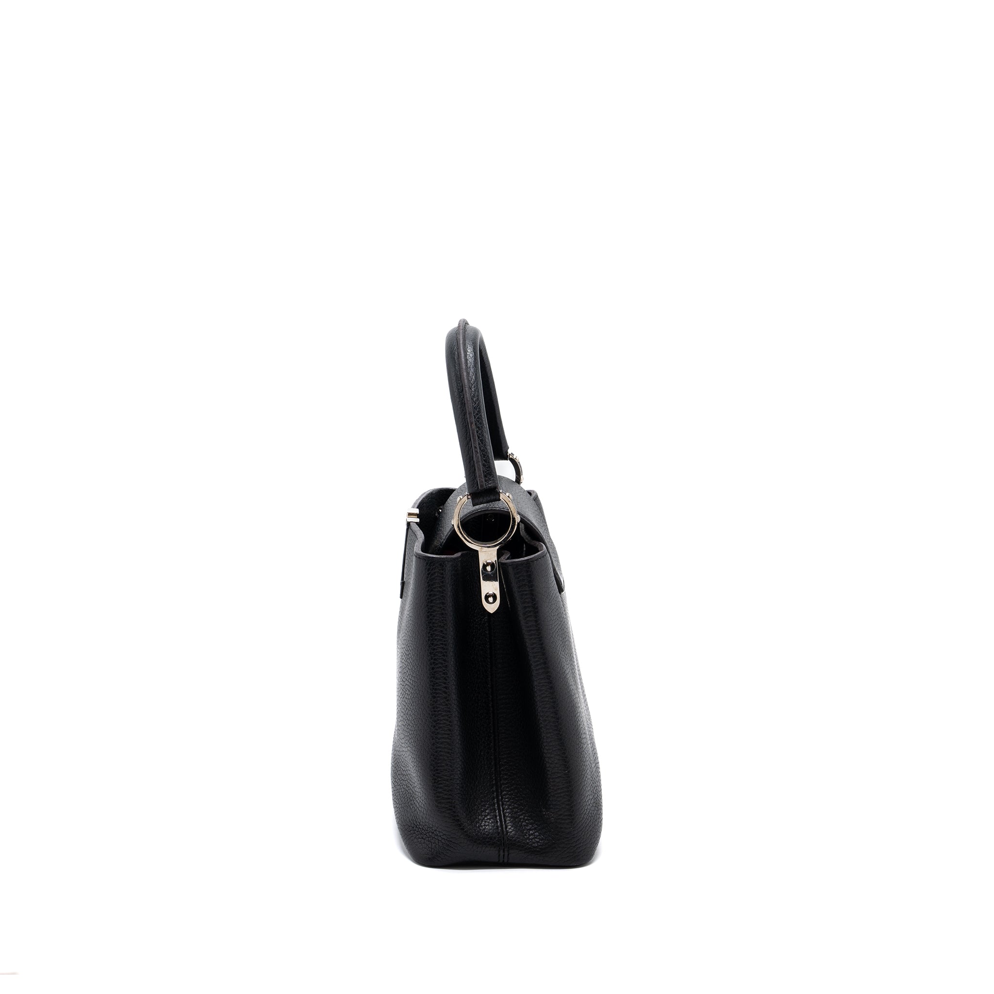 LOUIS VUITTON CAPUCINES PM CALFSKIN BLACK SHW