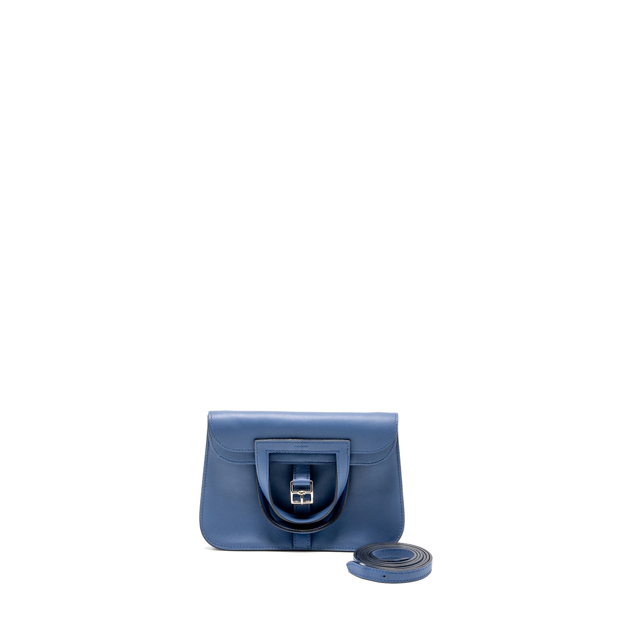 HERMES MINI HALZAN 22 SWIFT BLUE AGATE SHW