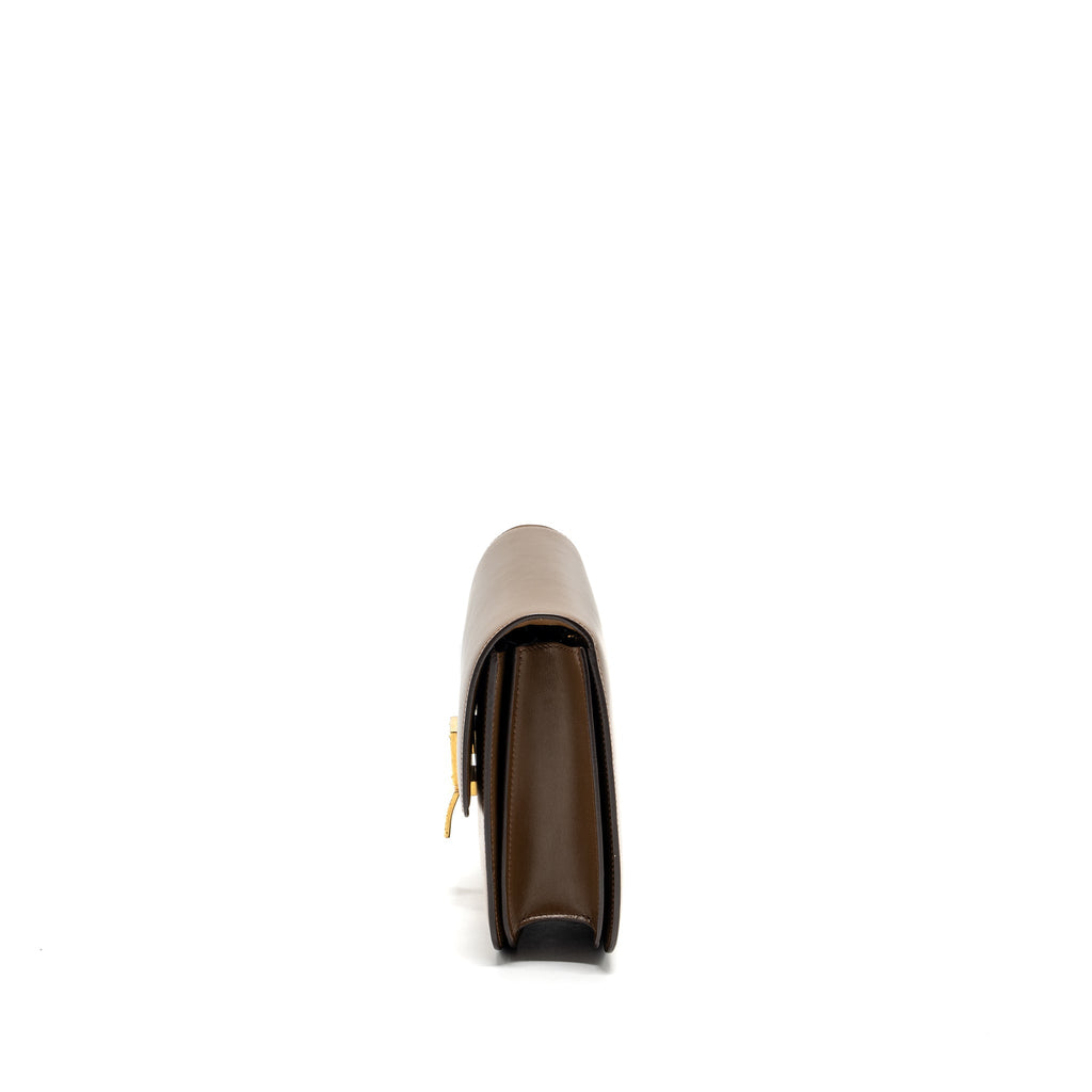 CELINE CLASSIC MEDIUM BOX CALFSKIN TAN GHW