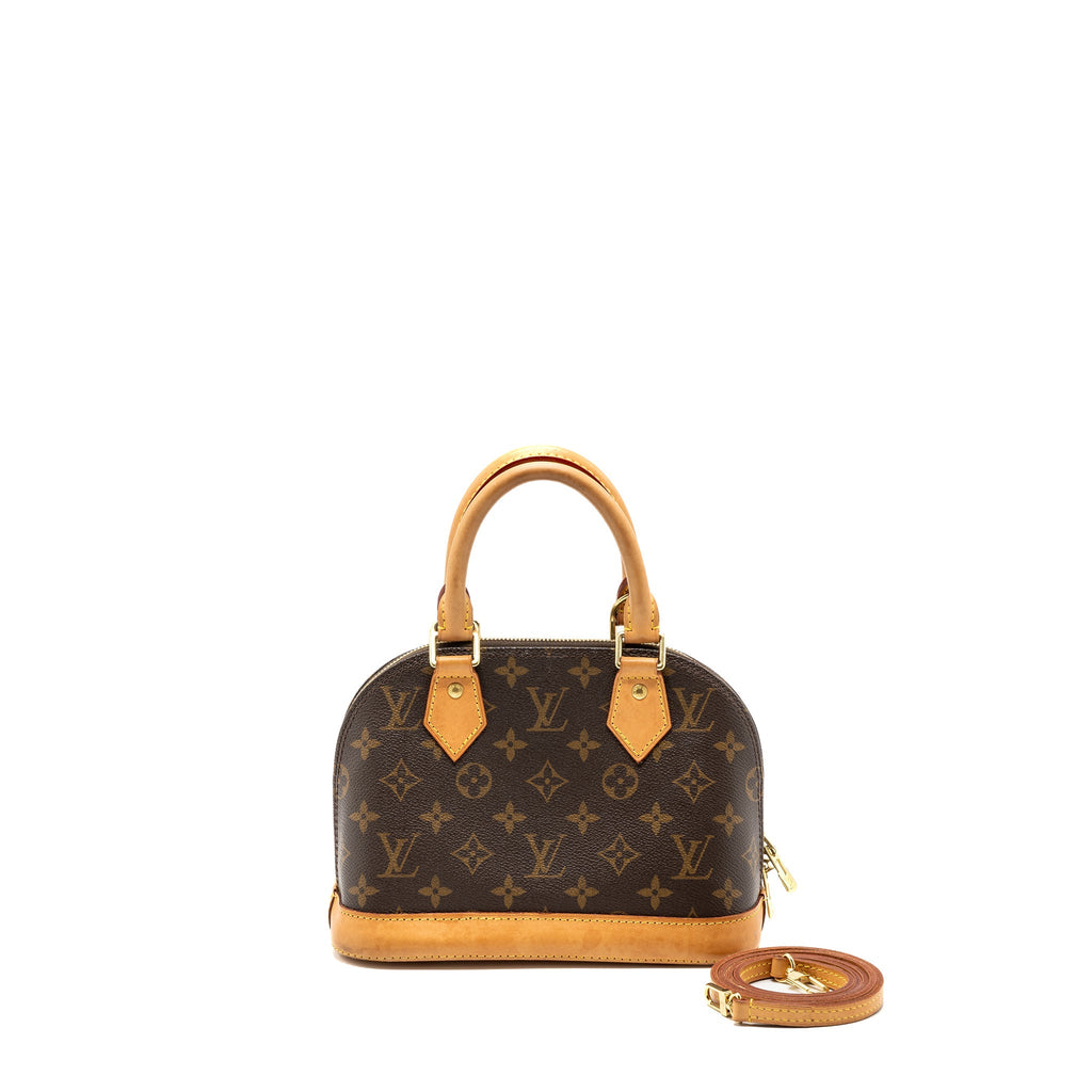 LOUIS VUITTON ALMA BB MONOGRAM CANVAS GHW