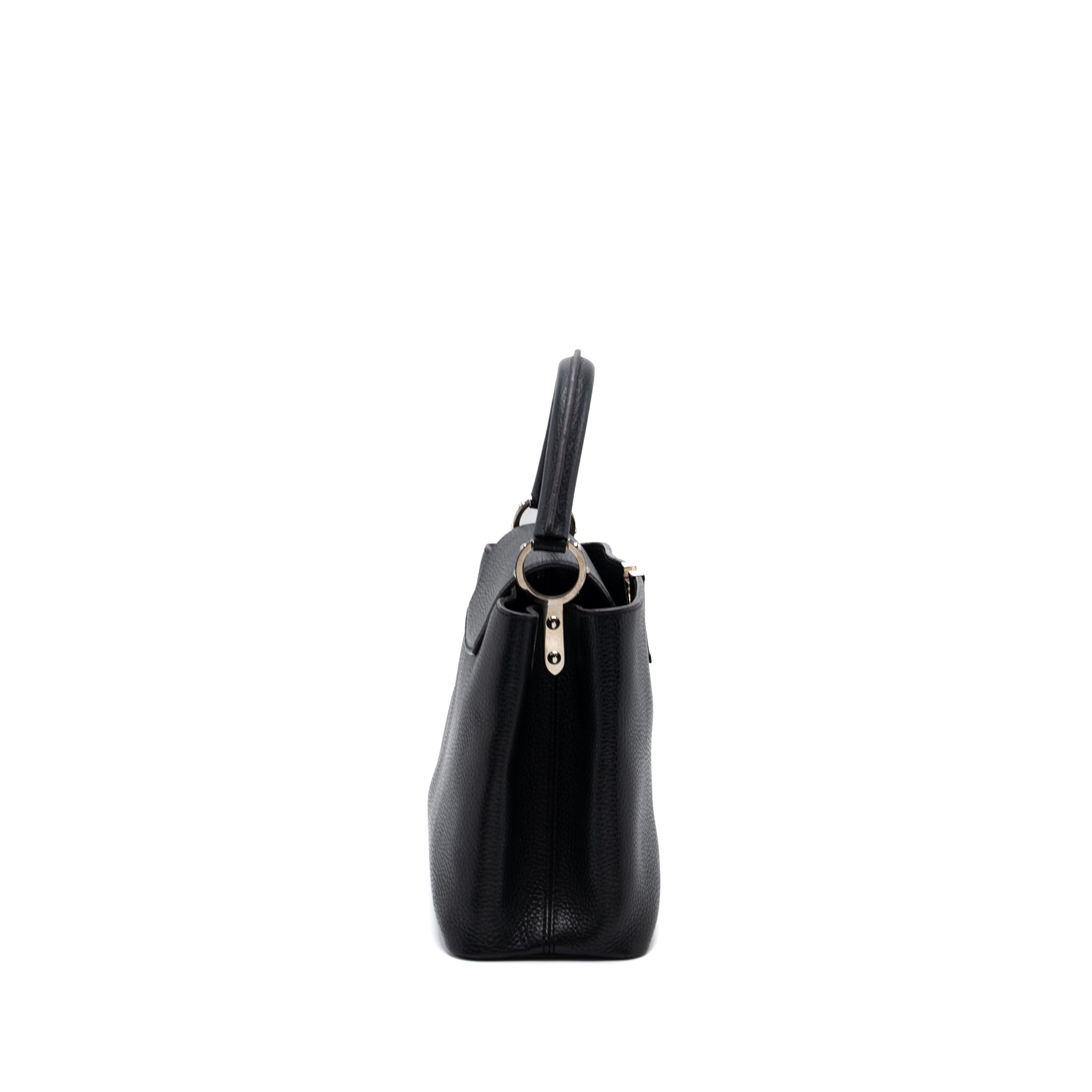 LOUIS VUITTON CAPUCINES PM CALFSKIN BLACK SHW