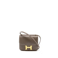 HERMES MINI CONSTANCE EPSOM GRIS ETAIN GHW