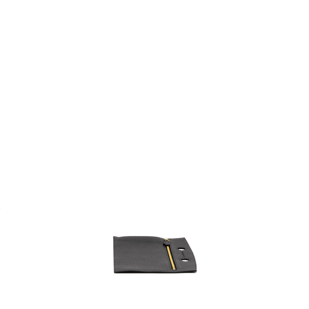 HERMES POCHETTE BACKPOCKET 25 TOGO BLACK GHW