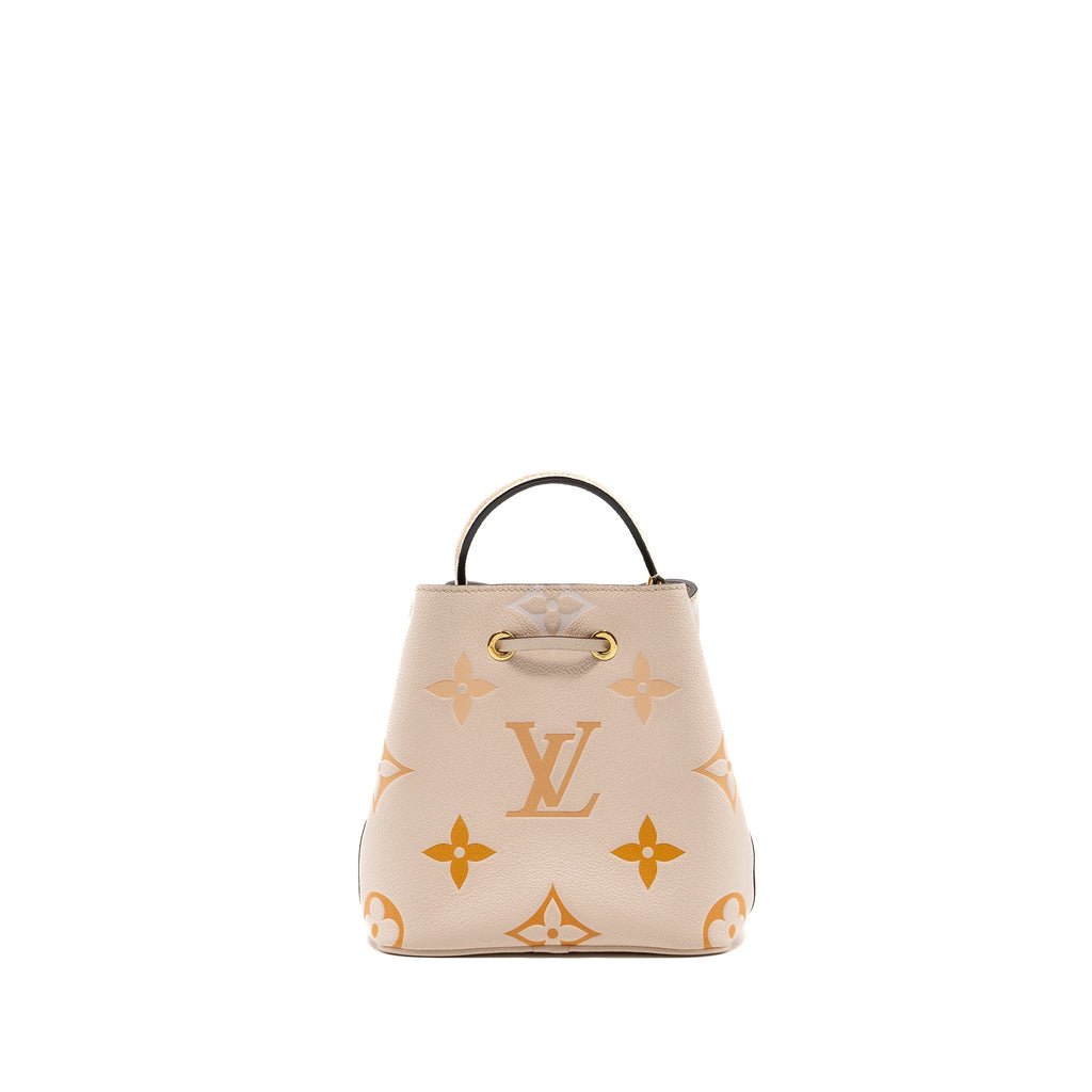 LOUIS VUITTON NEONOE BB EMPREINTE CREAM/ MULTICOLOUR GHW