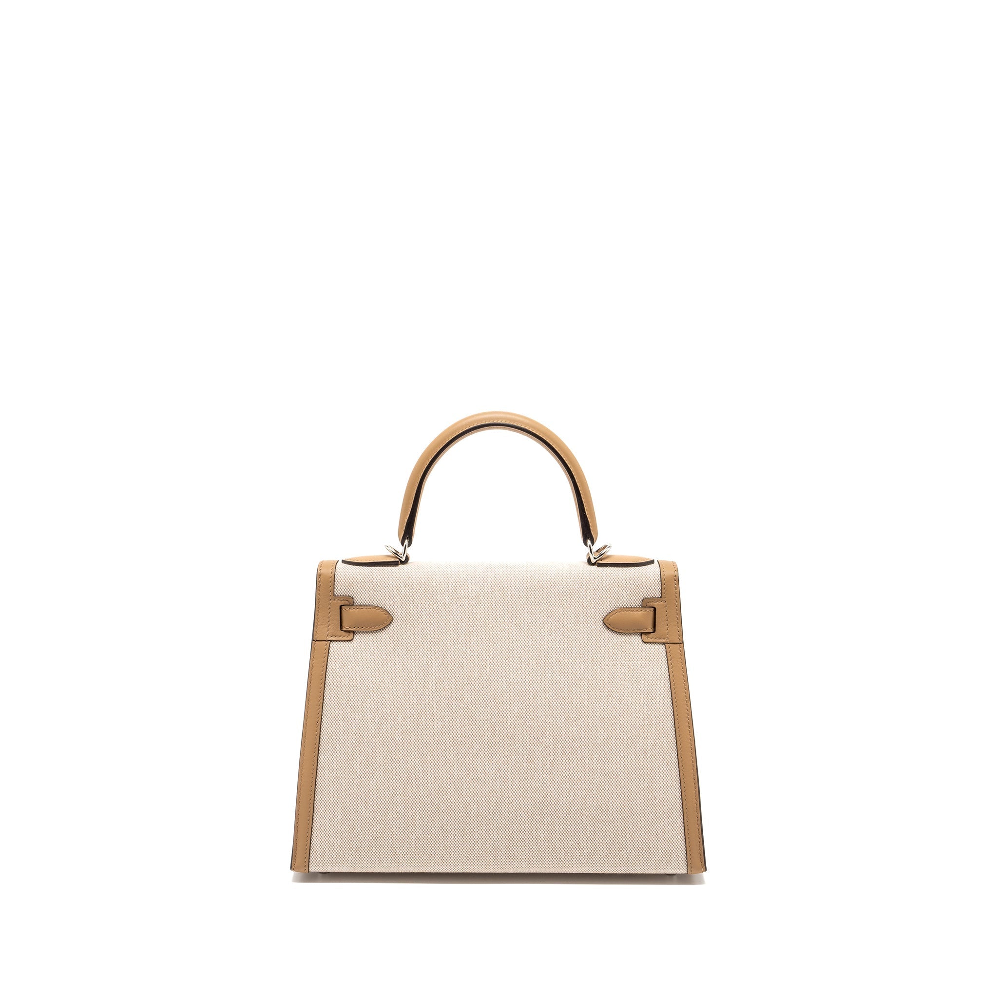 HERMES KELLY 28 SWIFT/CANVAS CHAI SHW