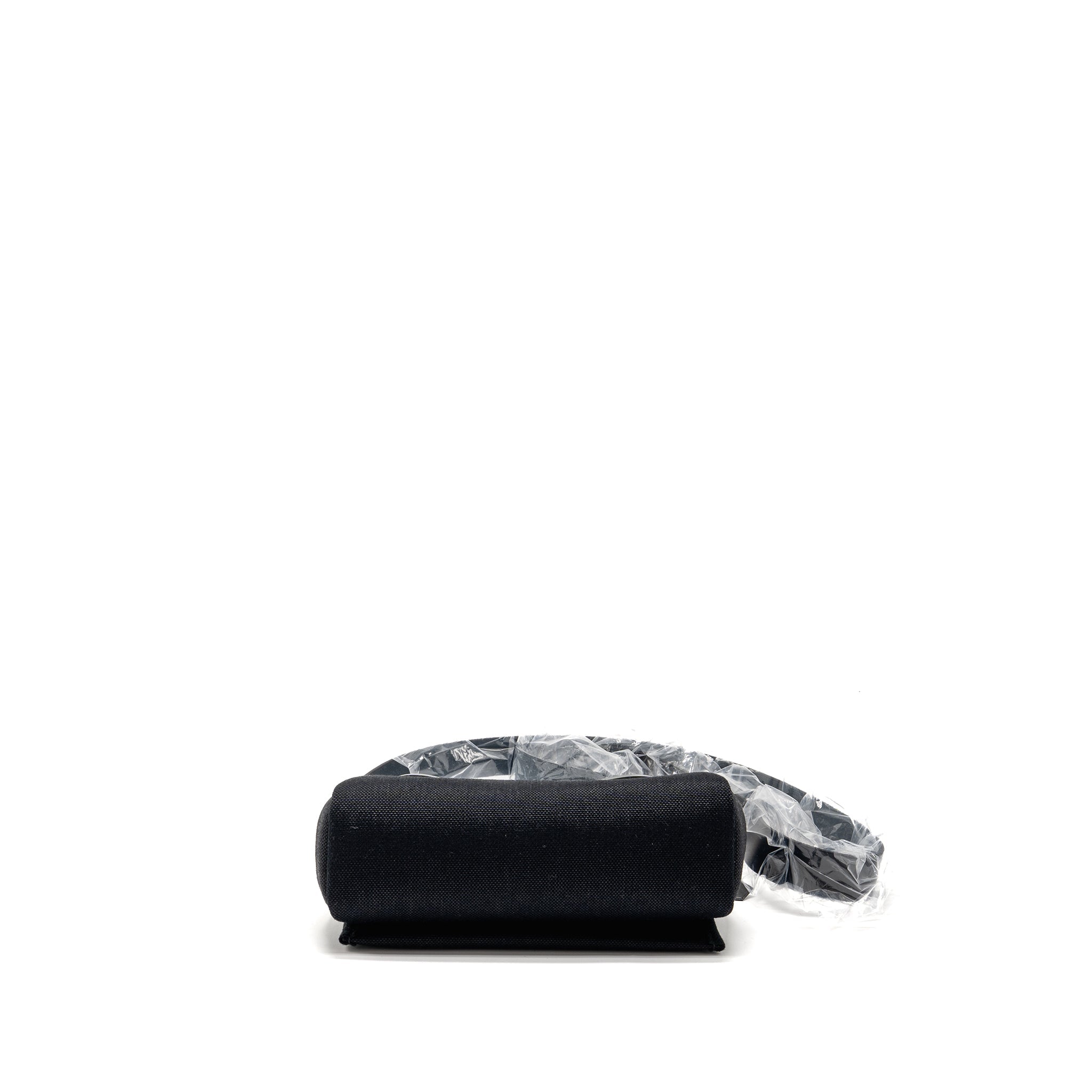 HERMES HERBAG MINI CANVAS/HUNTER BLACK GHW