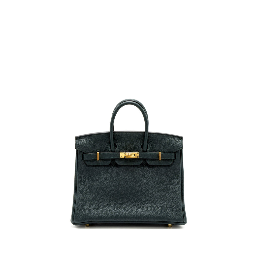 HERMES BIRKIN 25 TOGO VERT CYPRES GHW