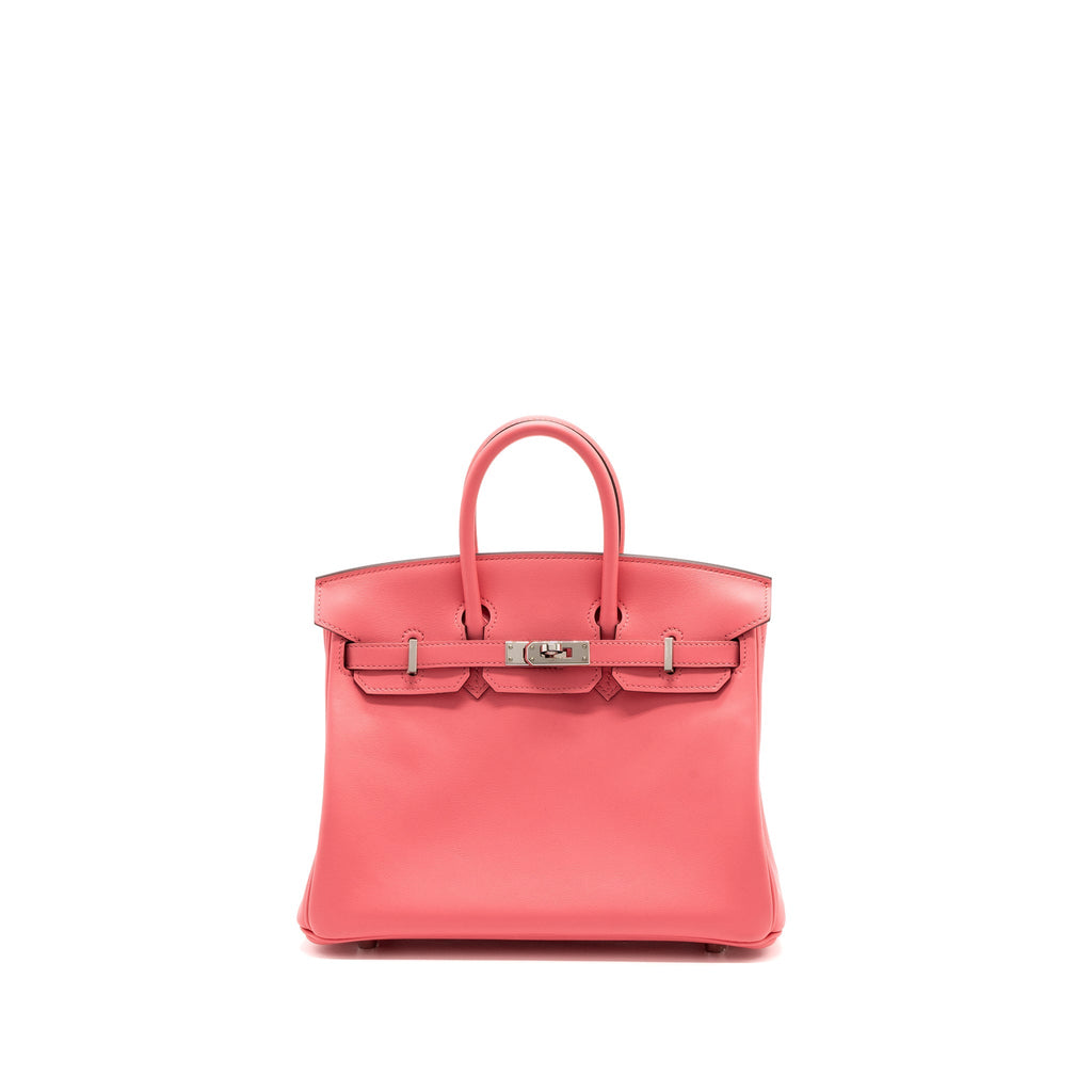 HERMES BIRKIN 25 SWIFT 8W ROSE AZALEE SHW