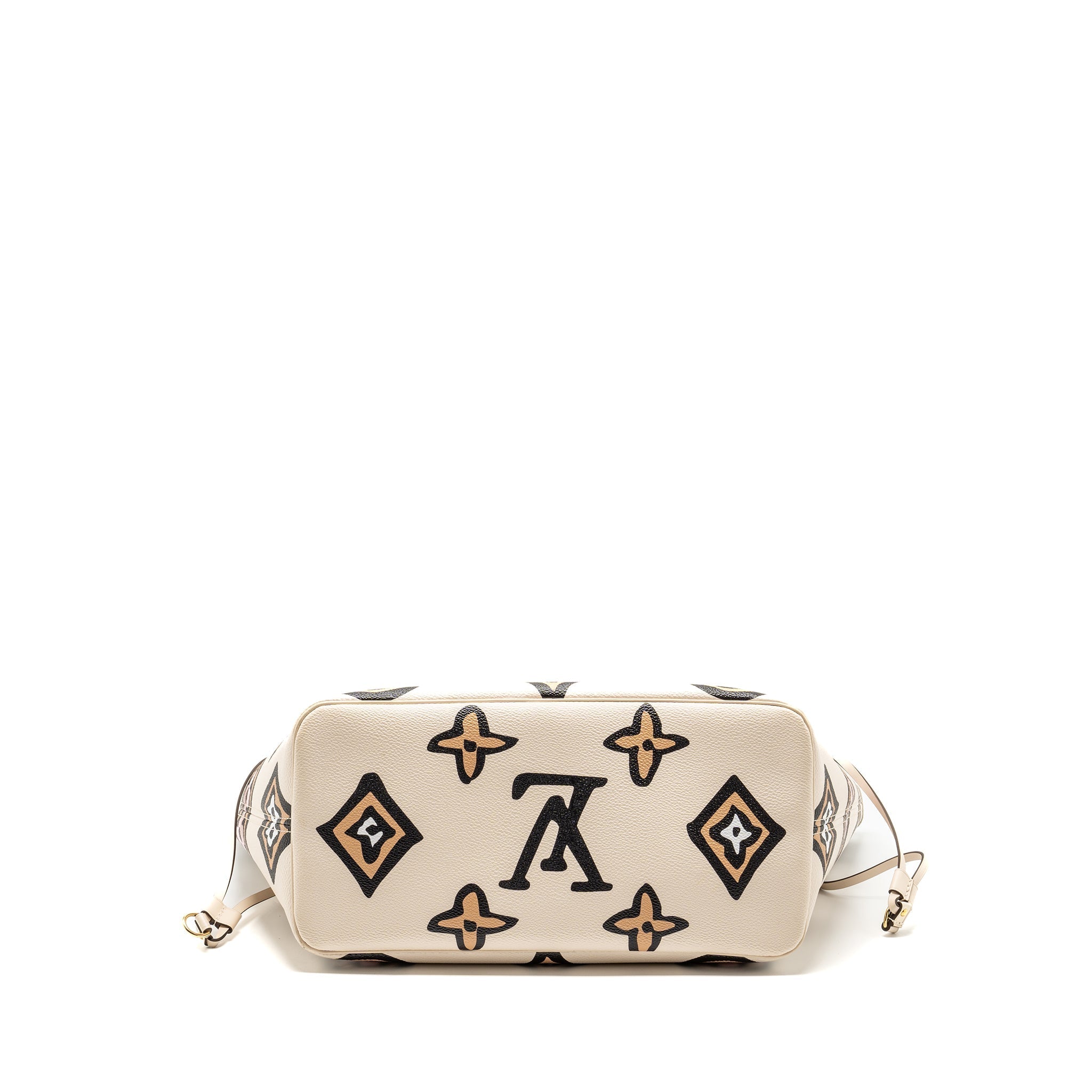 LOUIS VUITTON NEVERFULL MM WILD AT HEART EMPREINTE CREAM GHW