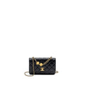 CHANEL 23A LION CHARMS WALLET ON CHAIN LAMBSKIN BLACK GHW (MICROCHIP)