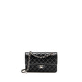 CHANEL SMALL CLASSIC DOUBLE FLAP BAG CAVIAR BLACK SHW
