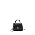 CHANEL MINI COCO HANDLE CAVIAR BLACK LGHW
