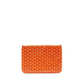 GOYARD SENAT MM POUCH GOYARDINE CANVAS ORANGE SHW