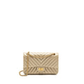 CHANEL SMALL 2.55 REISSUE CHEVRON FLAP BAG CALFSKIN GOLD GHW