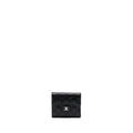 CHANEL SMALL CLASSIC FLAP WALLET CAVIAR BLACK SHW (MICROCHIP)