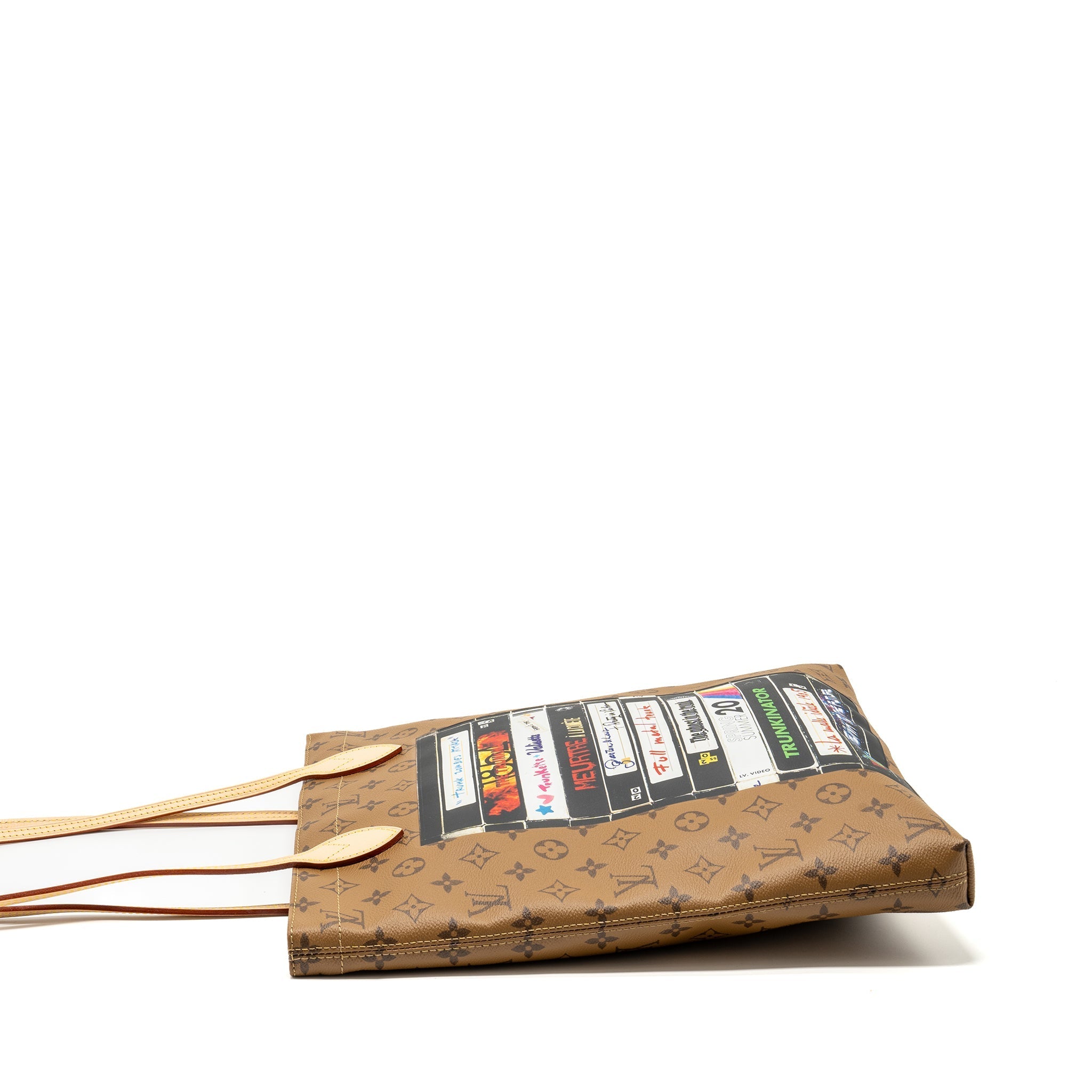 LOUIS VUITTON CARRY IT TOTE MONOGRAM REVERSE CANVAS WITH PRINT GHW