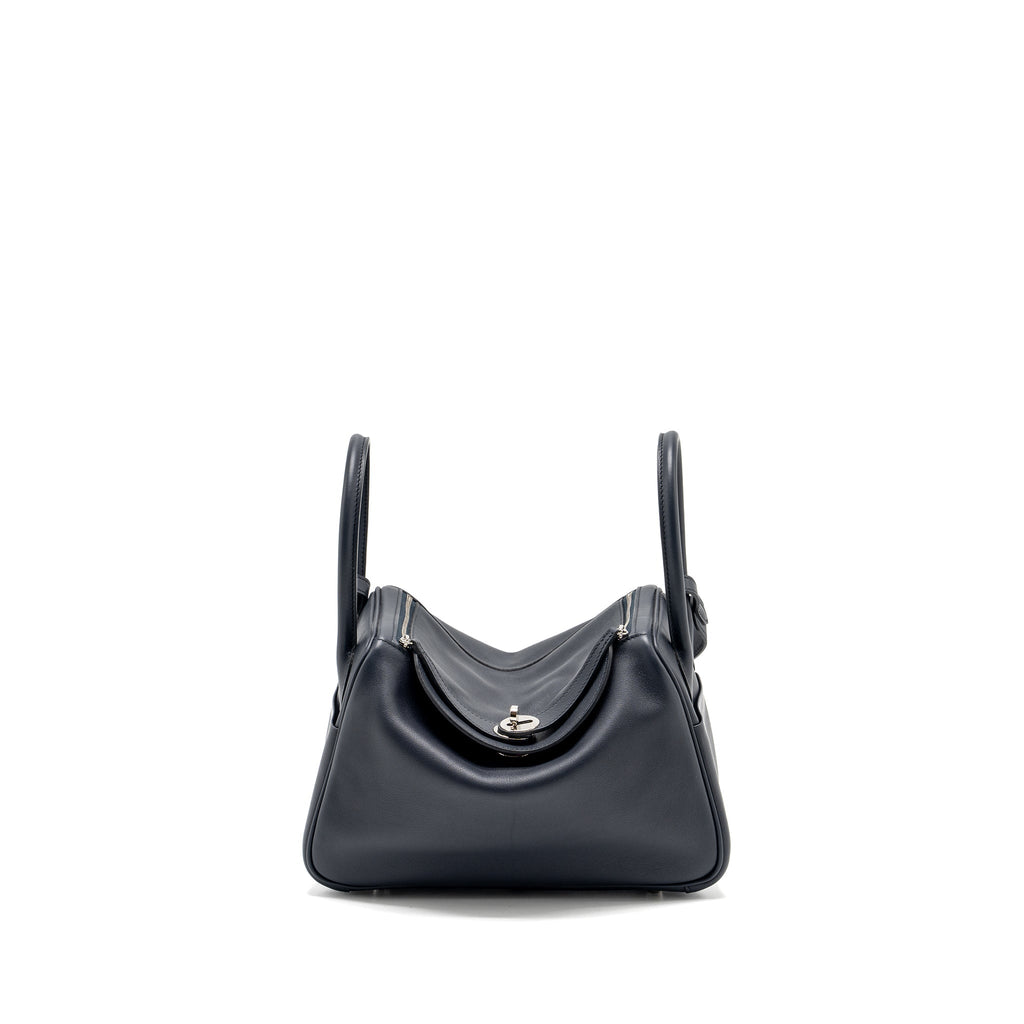 HERMES LINDY 26 SWIFT BLUE INDIGO/ROSE POURPRE SHW