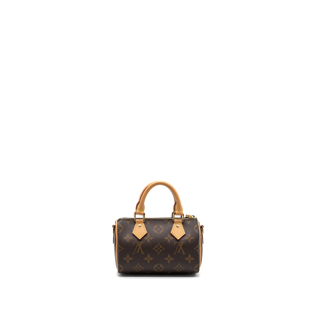 LOUIS VUITTON NANO SPEEDY MONOGRAM CANVAS GHW