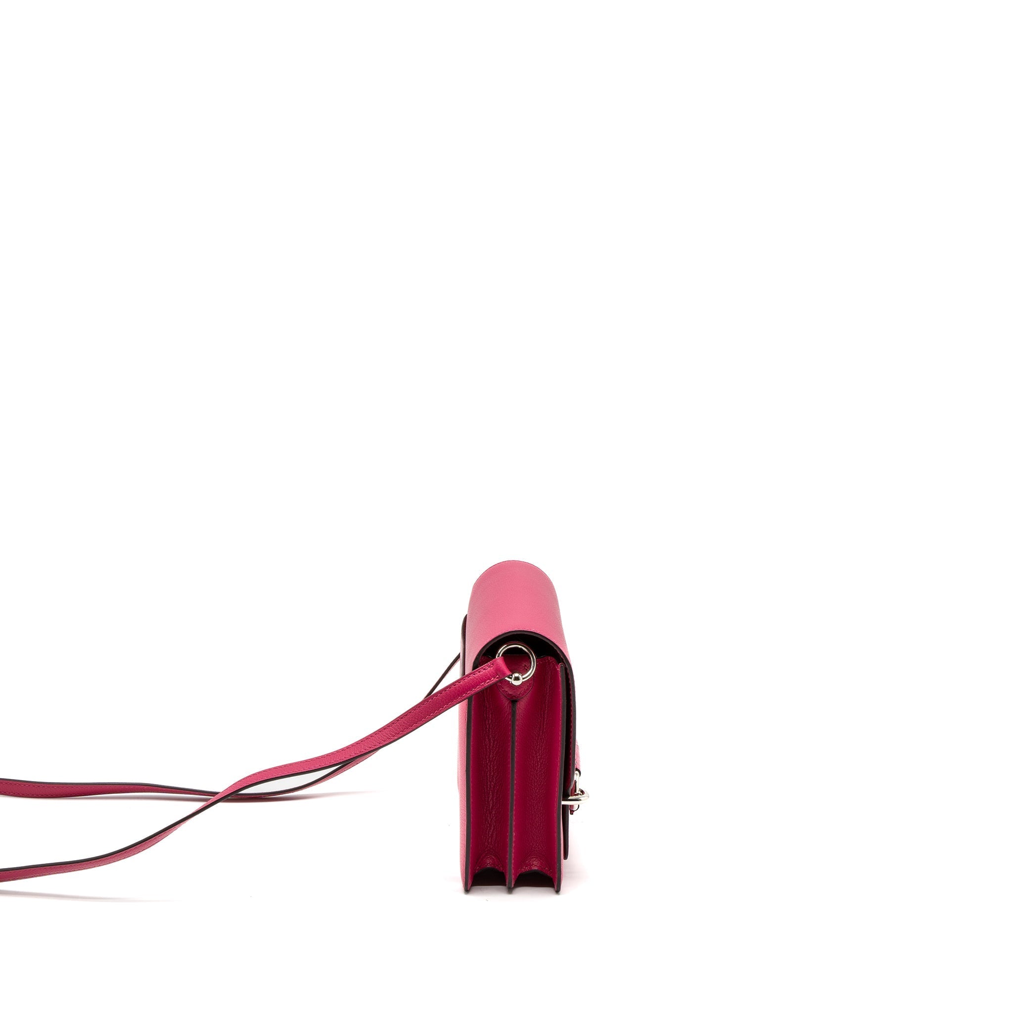 HERMES MINI ROULIS ALLIGATOR TOUCH EVERCOLOR ROSE MEXICO SHW