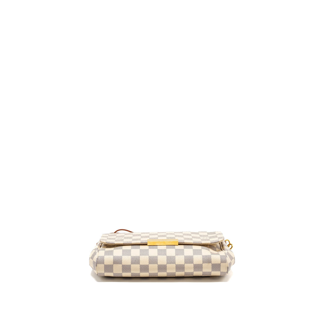 LOUIS VUITTON FAVORITE MM DAMIER AZUR CANVAS GHW