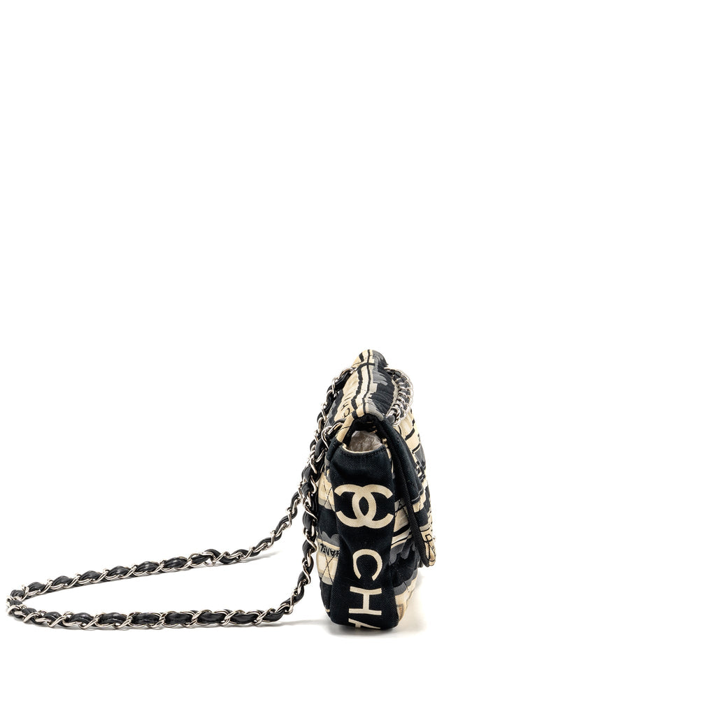 CHANEL LE TRAIN FLAP BAG FABRIC MULTICOLOUR SHW