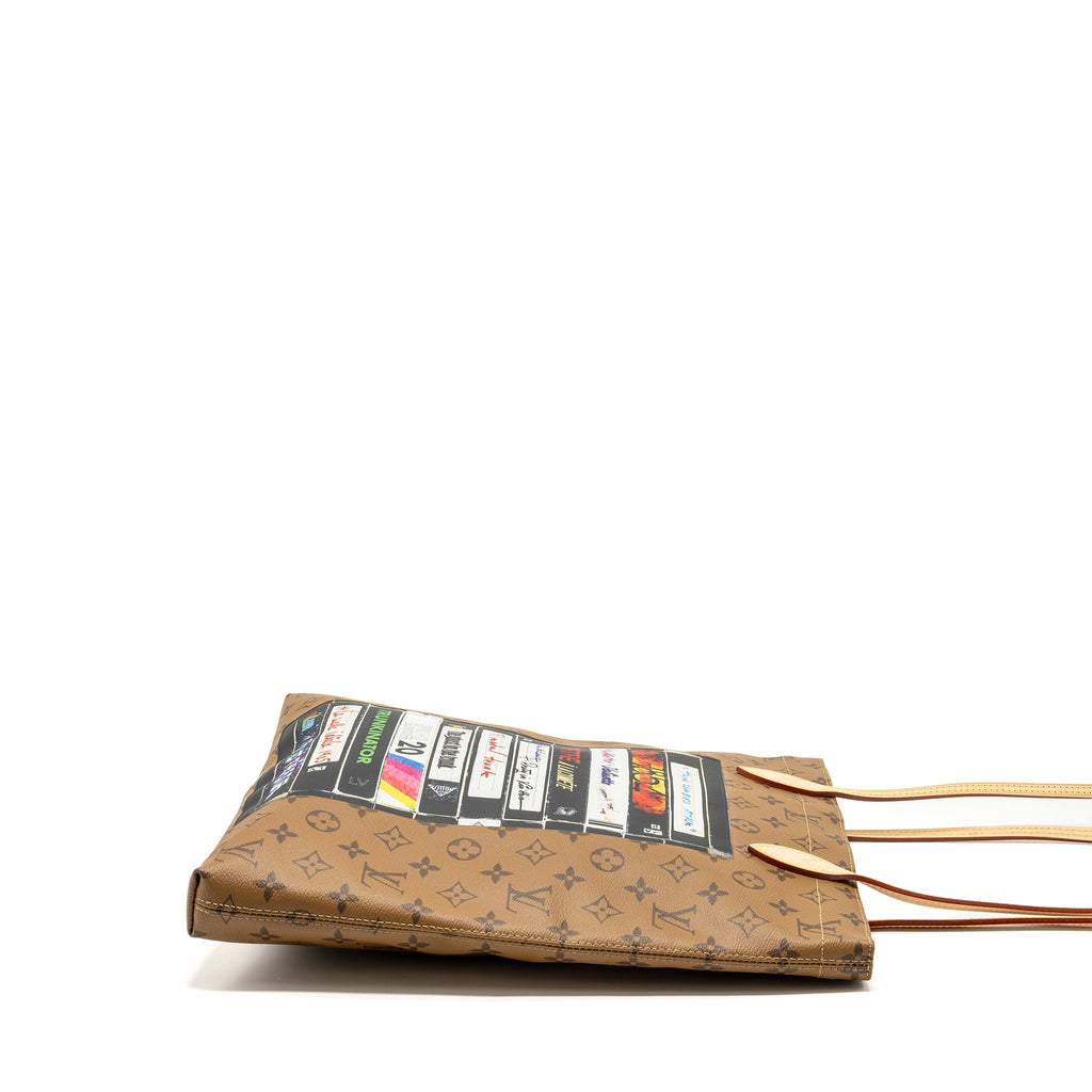 LOUIS VUITTON CARRY IT TOTE MONOGRAM REVERSE CANVAS WITH PRINT GHW