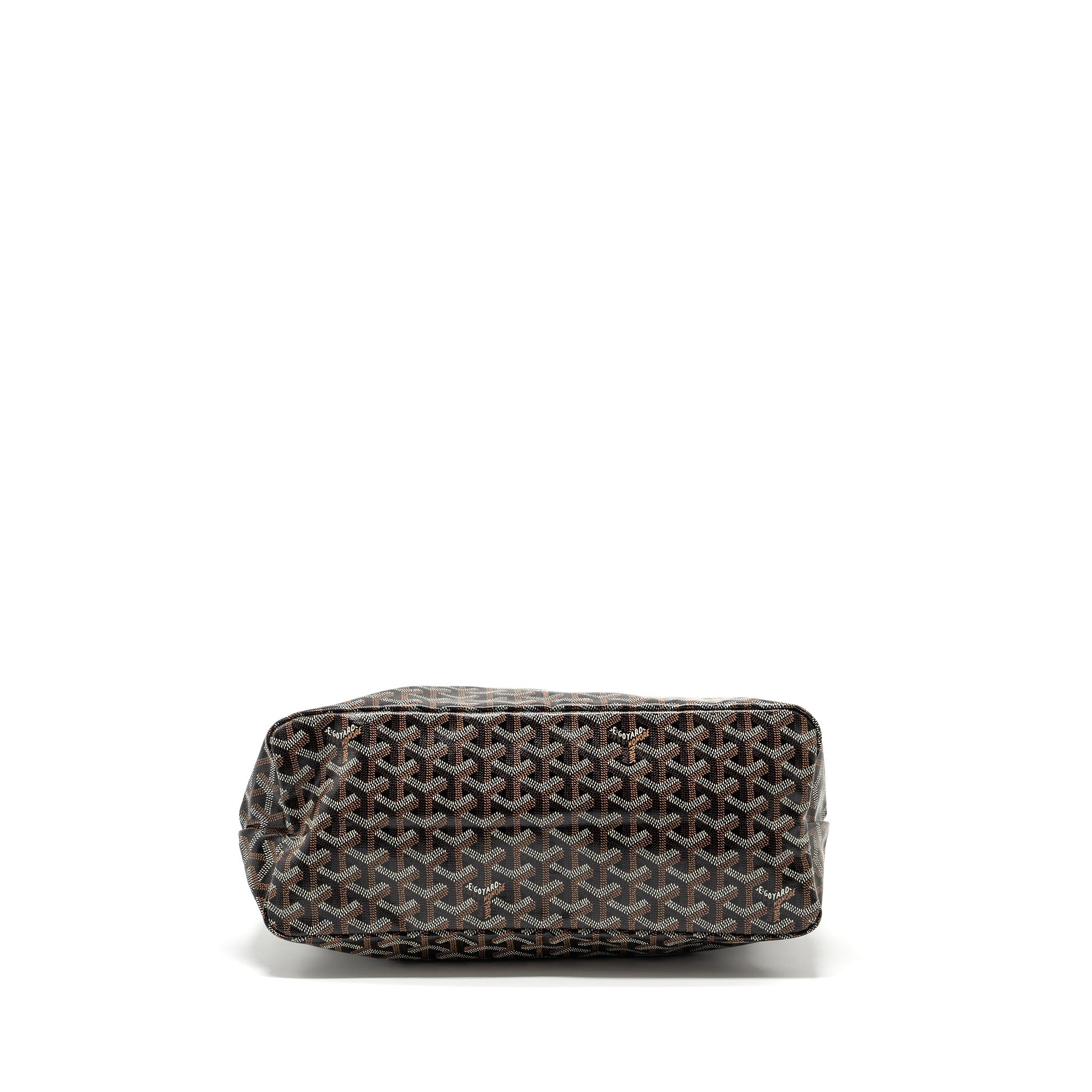 GOYARD BOHEME HOBO BAG GOYARDLINE CANVAS / CALFSKIN BLACK SHW
