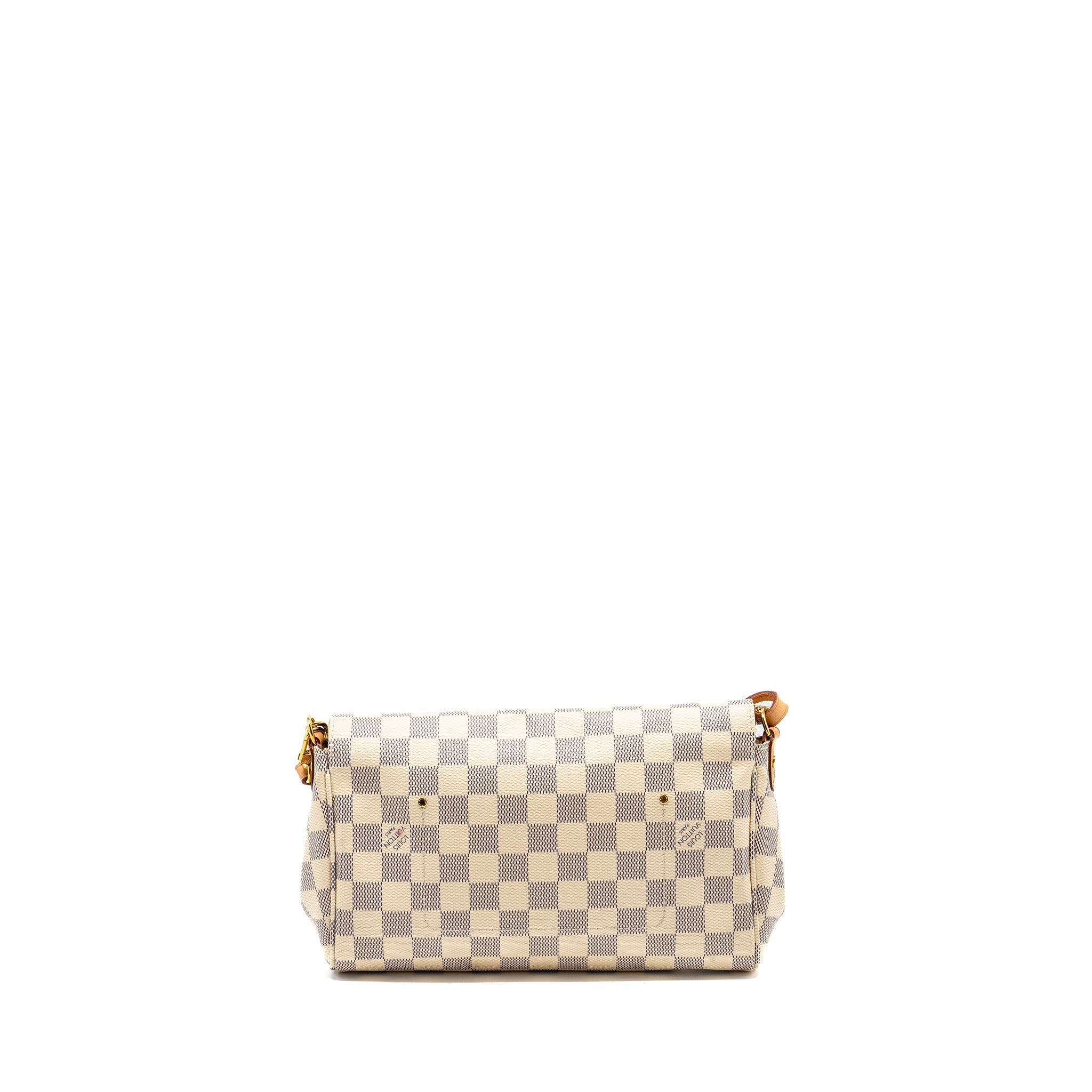 LOUIS VUITTON FAVORITE MM DAMIER AZUR CANVAS GHW