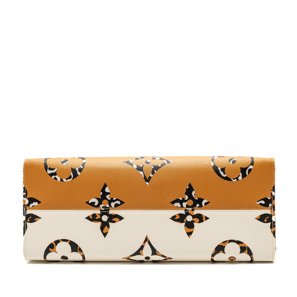 LOUIS VUITTON ONTHEGO GM LIMITED JUNGLE MONOGRAM MULTICOLOR GHW