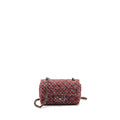 CHANEL MINI RECTANGULAR FLAP BAG TWEED MULTICOLOUR RUTHENIUM HARDWARE(MICROCHIP)