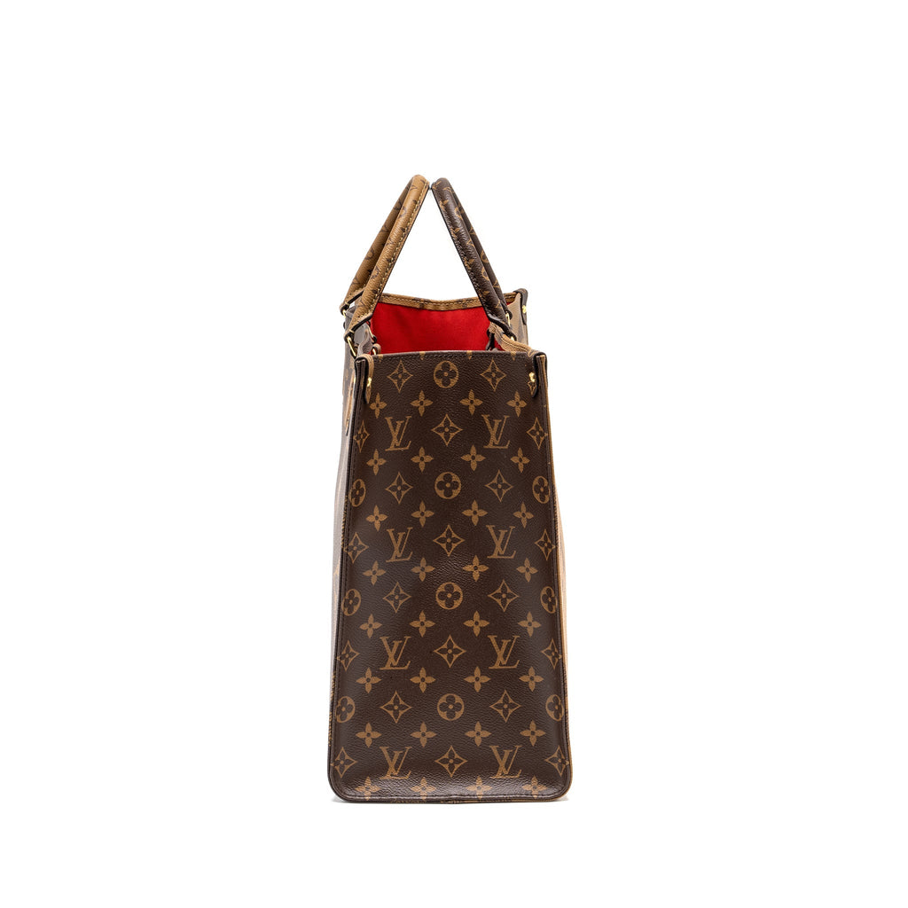 LOUIS VUITTON ONTHEGO GM MONOGRAM CANVAS GHW