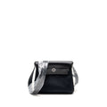 HERMES MINI HERBAG CANVAS / HUNTER LEATHER BLACK SHW