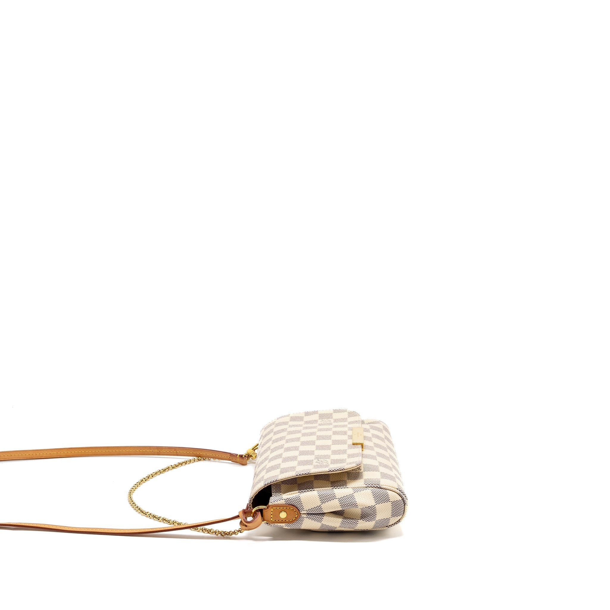 LOUIS VUITTON FAVORITE MM DAMIER AZUR CANVAS GHW