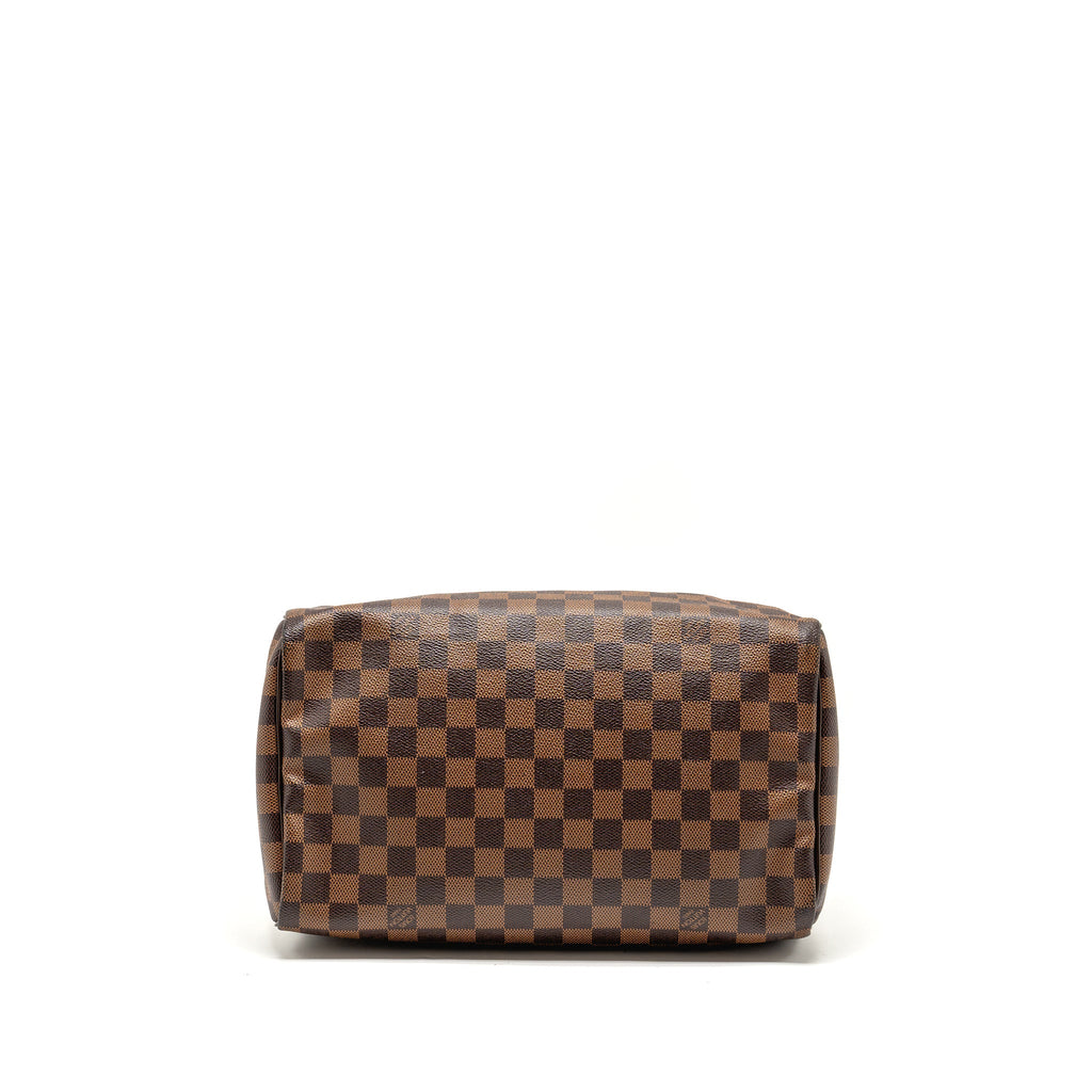 LOUIS VUITTON SPEEDY 30 DAMIER EBENE CANVAS GHW