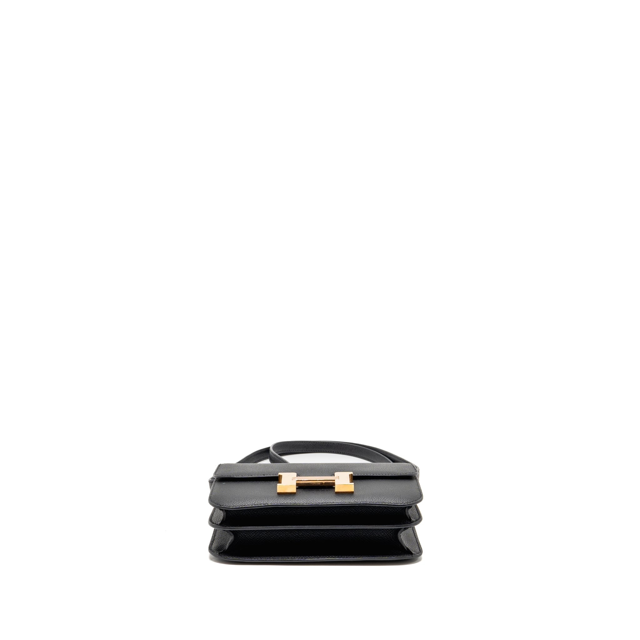 HERMES MINI CONSTANCE EPSOM BLACK RGHW