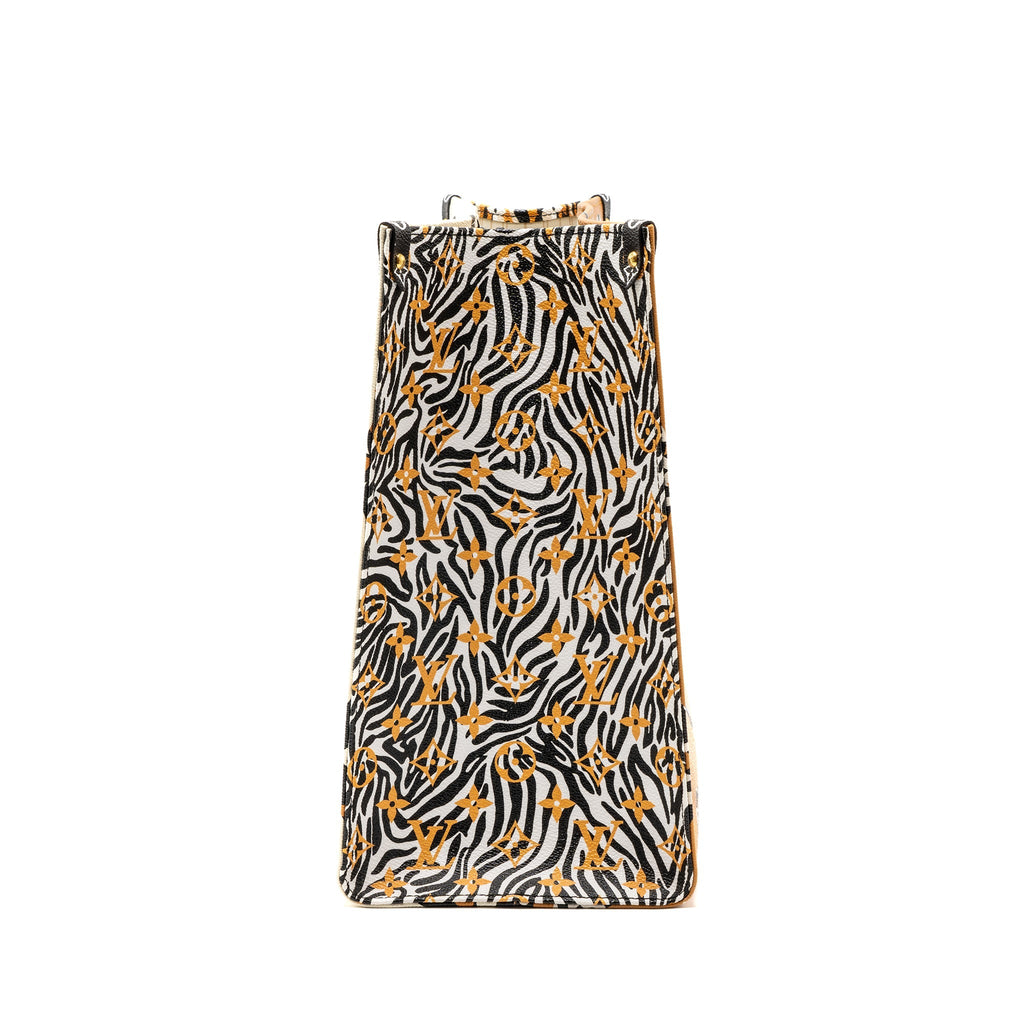 LOUIS VUITTON ONTHEGO GM LIMITED JUNGLE MONOGRAM MULTICOLOR GHW