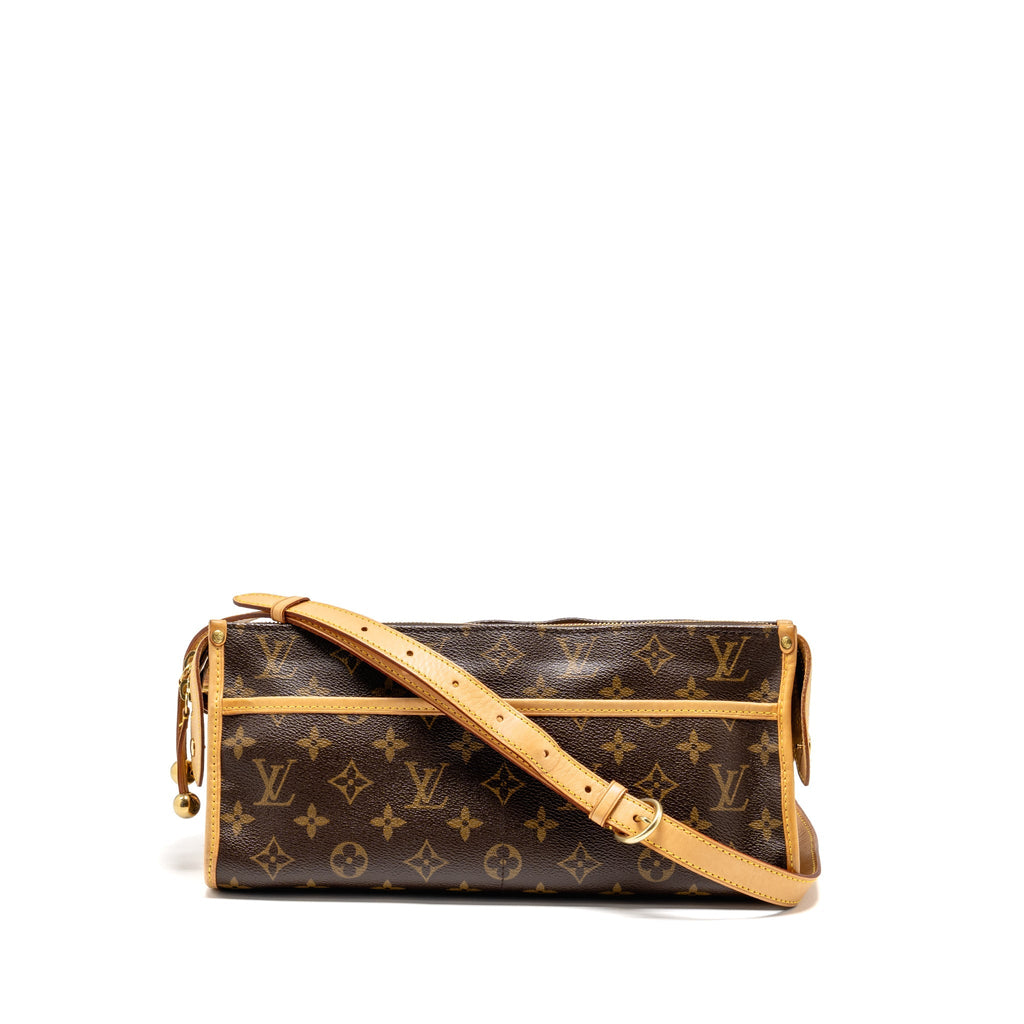 LOUIS VUITTON POPINCOURT LONG SHOULDER BAG MONOGRAM CANVAS GHW