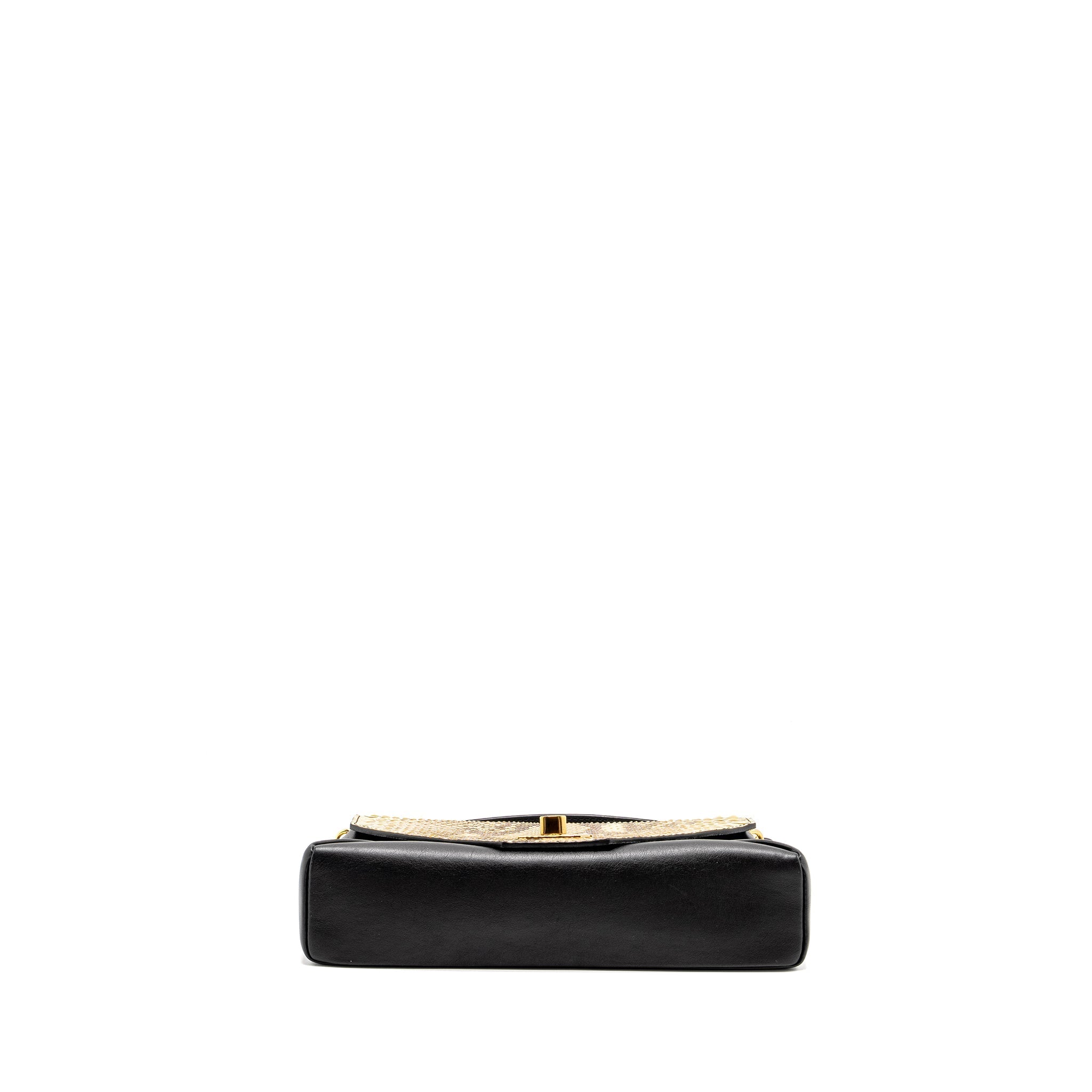 LOUIS VUITTON LOVE NOTE BAG PYTHON/CALFSKIN BLACK/MULTICOLOUR GHW
